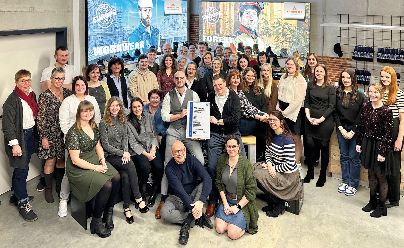 Gruppenbild Zertifikat